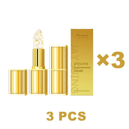 Color-Changing Gold Foil Lip Balm